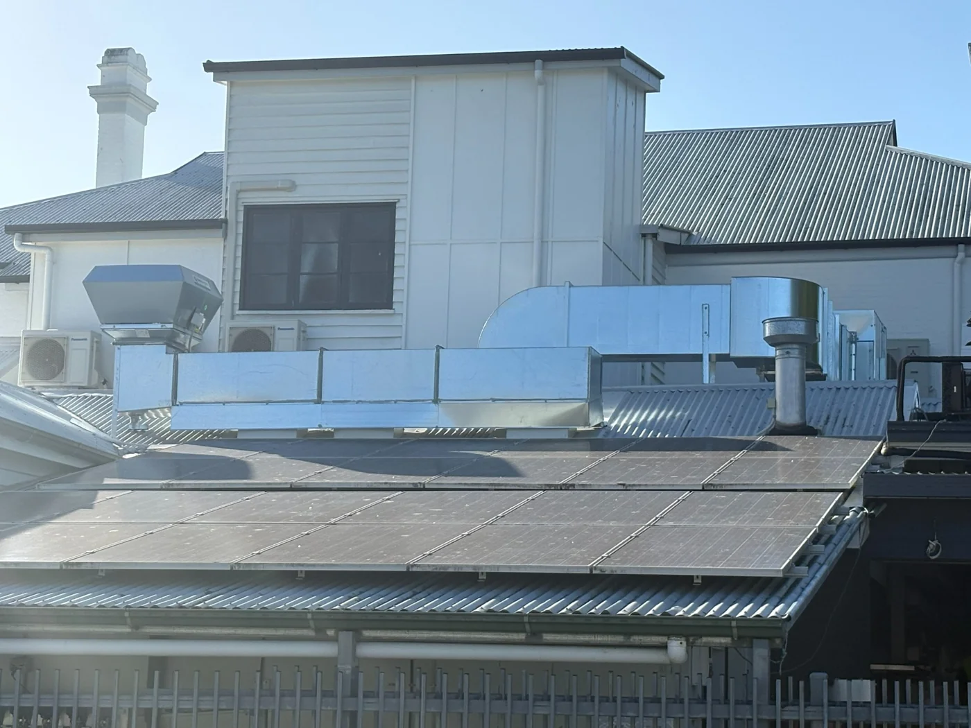 Kitchen exhaust and associated mechanical ductwork